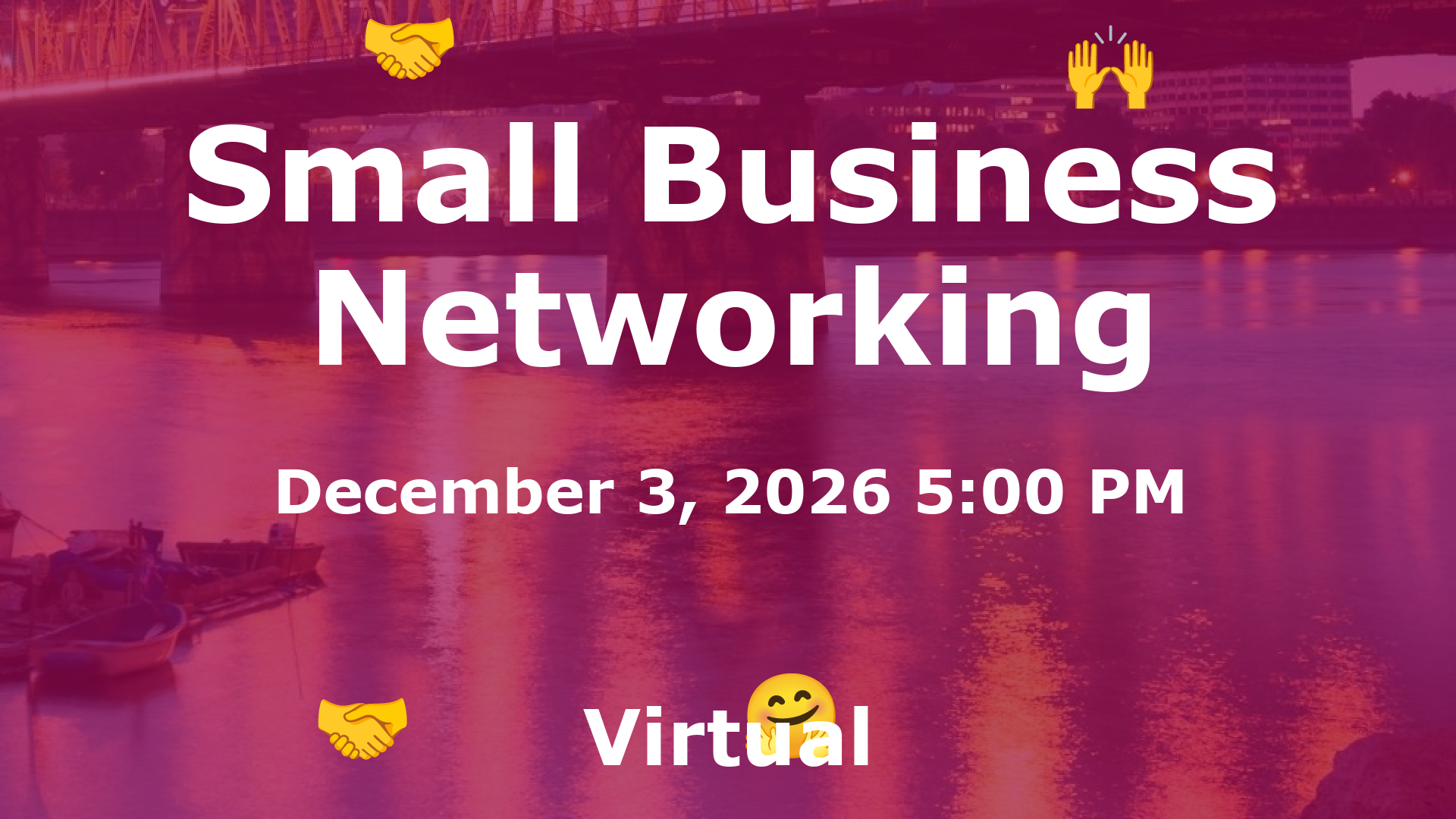 Small Business Networking event image